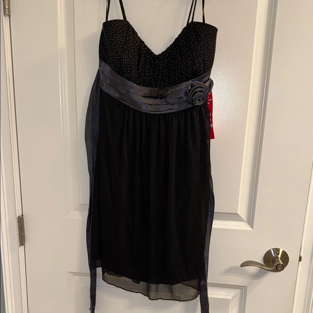 Sweet Storm Black and Gray Dress